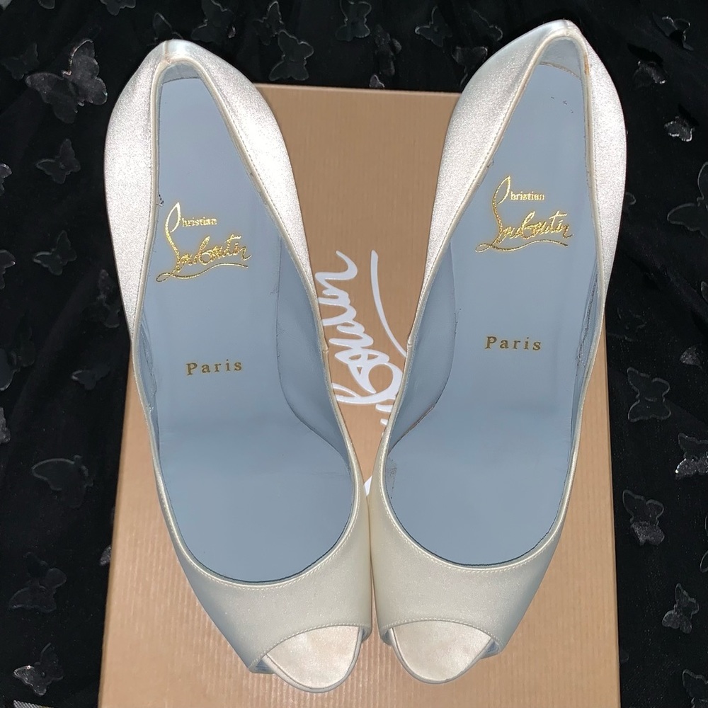 Christian Louboutin wedding Hyper Prive Satin - Picture 3 of 16